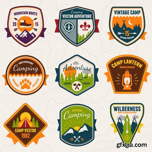 Stock Vector - Clean Modern Logo Badges, 25EPS