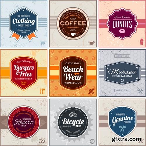 Stock Vector - Clean Modern Logo Badges, 25EPS