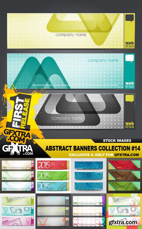 Abstract Banners Collection #14 - 25 Vectors