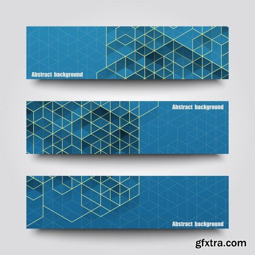 Abstract Banners Collection #14 - 25 Vectors