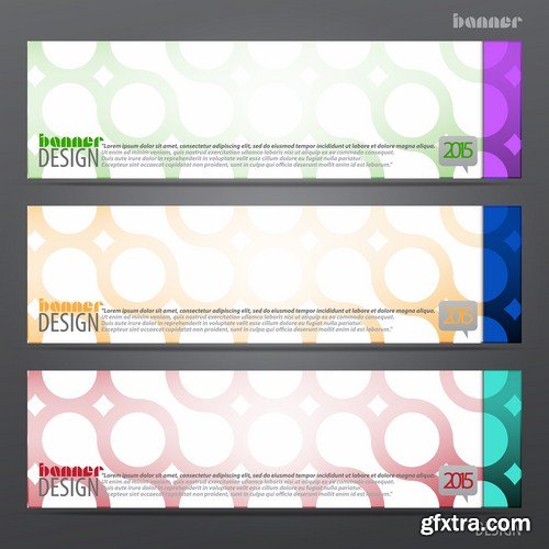 Abstract Banners Collection #14 - 25 Vectors