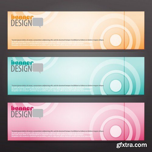 Abstract Banners Collection #14 - 25 Vectors