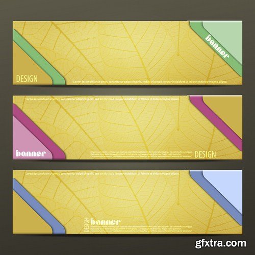 Abstract Banners Collection #14 - 25 Vectors