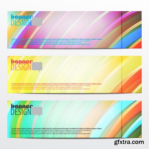 Abstract Banners Collection #14 - 25 Vectors