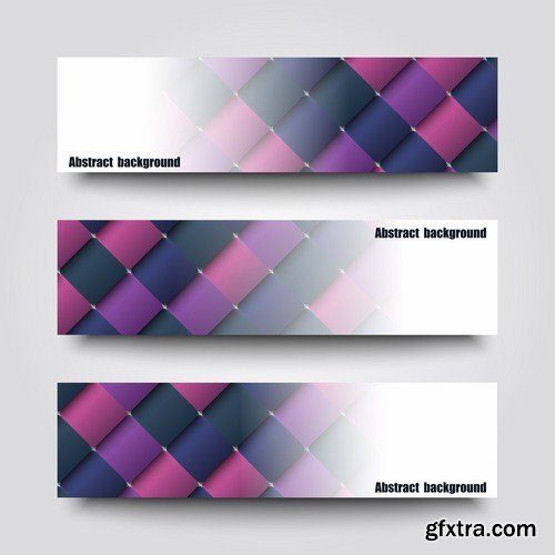 Abstract Banners Collection #14 - 25 Vectors