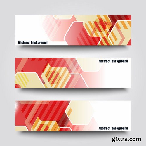 Abstract Banners Collection #14 - 25 Vectors