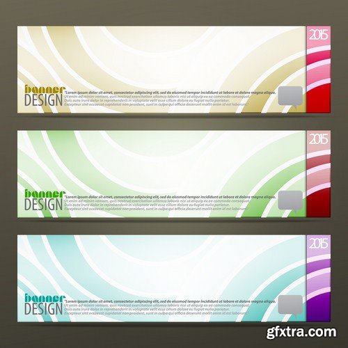 Abstract Banners Collection #14 - 25 Vectors