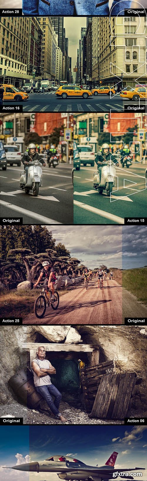 50 Photoshop Actions - GraphicRiver 10490205