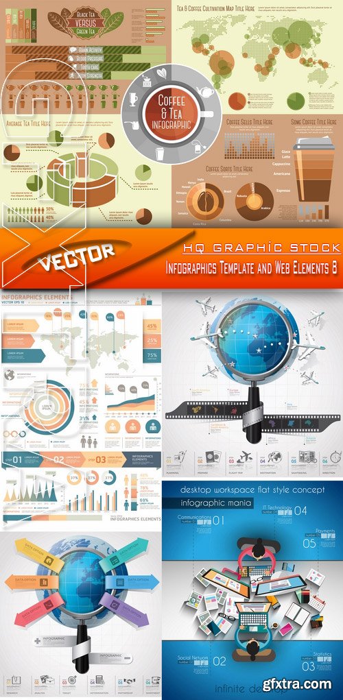 Stock Vector - Infographics Template and Web Elements 11