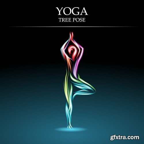 Stock Vectors - Yoga, 25xEPS