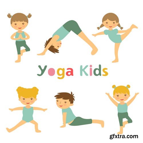 Stock Vectors - Yoga, 25xEPS