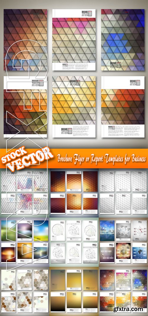 Stock Vector - Brochure Flyer or Report Templates for Business