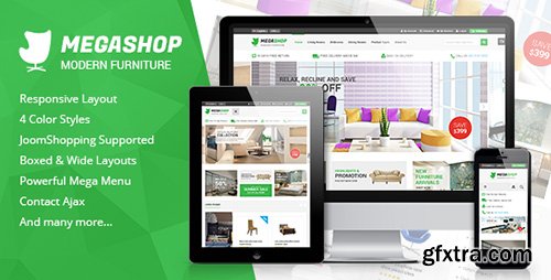 ThemeForest - MegaShop v1.0.0 - Multipurpose Responsive Joomla Template