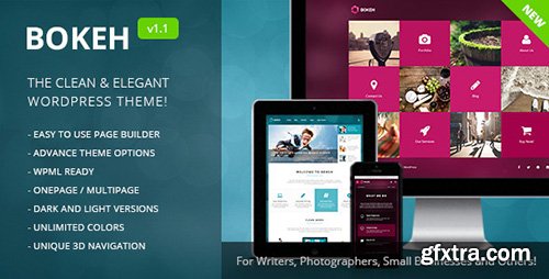 ThemeForest - Bokeh v1.0 - WordPress Theme for Blog & Business