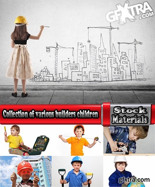 Collection of various builders children and children of different professions 25 HQ Jpeg