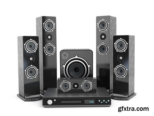 Stock Photos - Music speakers 2, 25xJPG