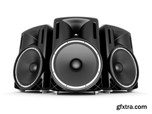 Stock Photos - Music speakers 2, 25xJPG