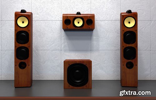 Stock Photos - Music speakers 2, 25xJPG