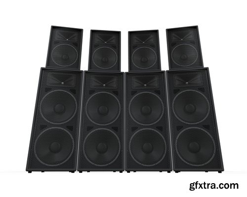 Stock Photos - Music speakers 2, 25xJPG