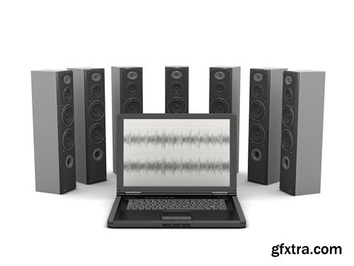 Stock Photos - Music speakers 2, 25xJPG