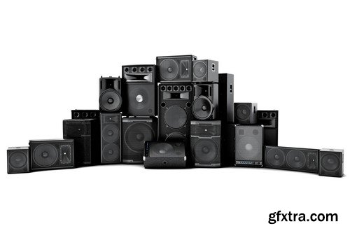 Stock Photos - Music speakers 2, 25xJPG