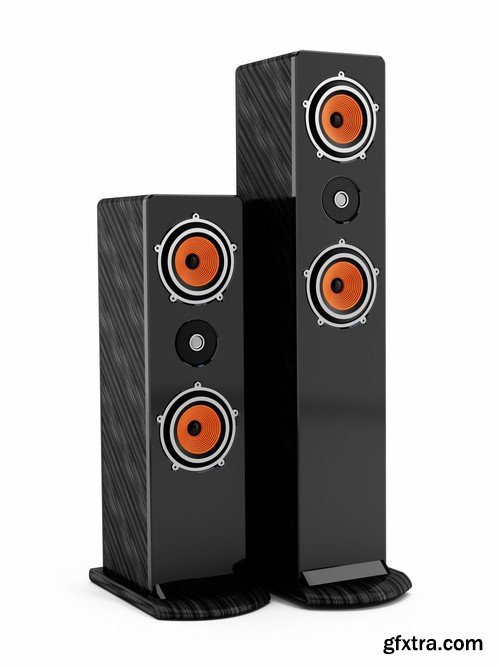 Stock Photos - Music speakers 2, 25xJPG