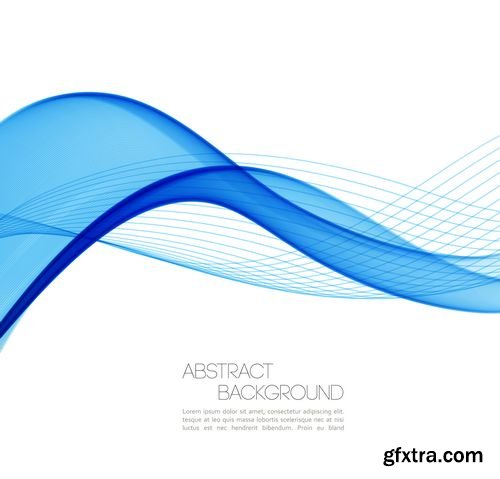 Vector - Abstract Waves Background