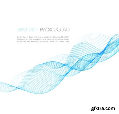 Vector - Abstract Waves Background