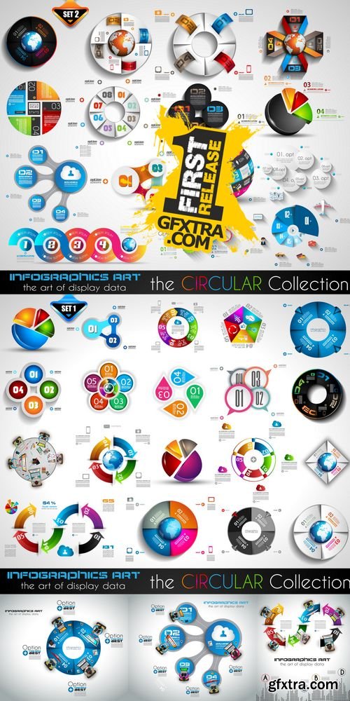 Vector Circular Infographics