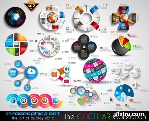 Vector Circular Infographics