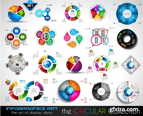 Vector Circular Infographics