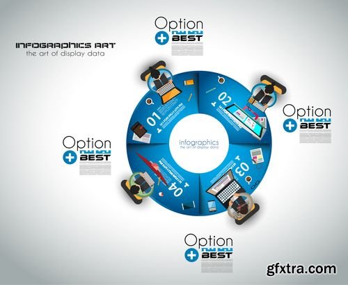 Vector Circular Infographics