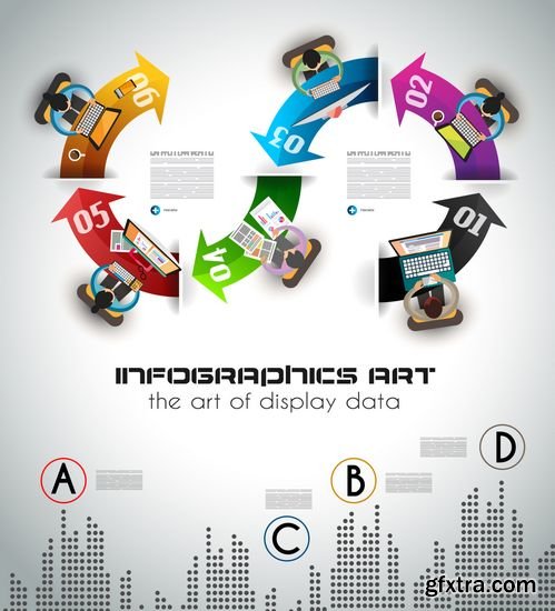 Vector Circular Infographics