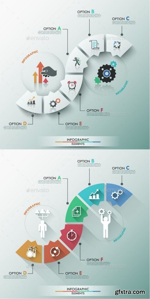 Modern Infographic Process Template (2 Items) - GraphicRiver