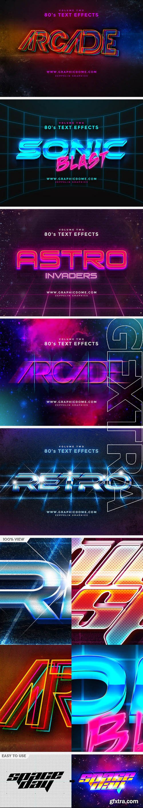 80s Text Effects - GraphicRiver 10256165