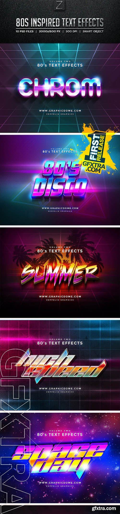 80s Text Effects - GraphicRiver 10256165