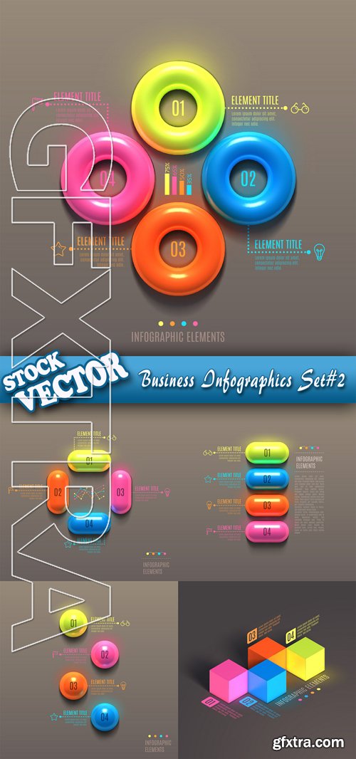 Stock Vector - Business Infographics Set#2