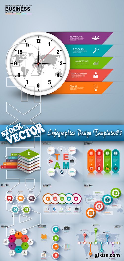 Stock Vector - Infographics Design Templates#3