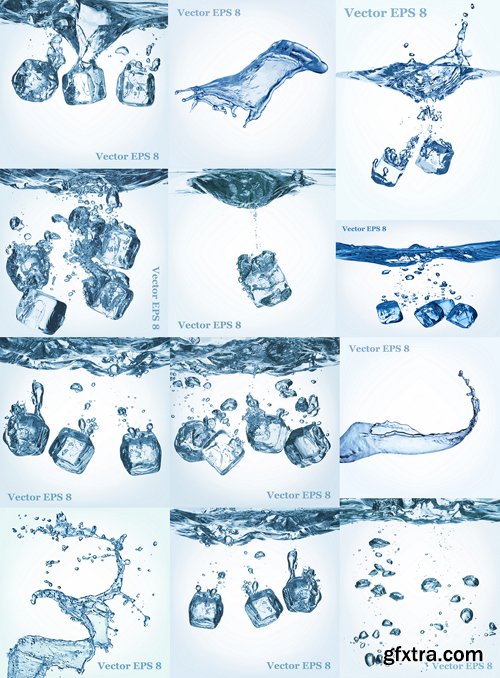 Stock Vector - Water Design Elements, 25EPS