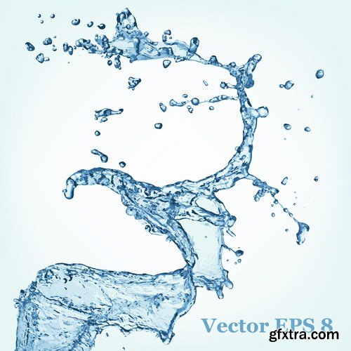 Stock Vector - Water Design Elements, 25EPS