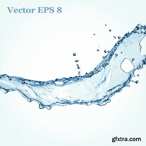 Stock Vector - Water Design Elements, 25EPS