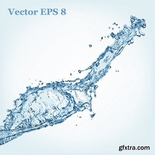 Stock Vector - Water Design Elements, 25EPS