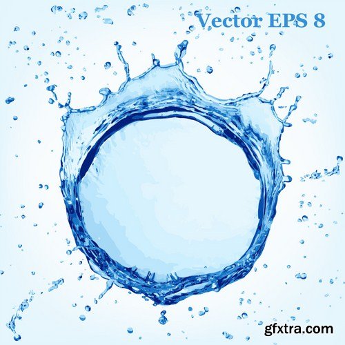 Stock Vector - Water Design Elements, 25EPS