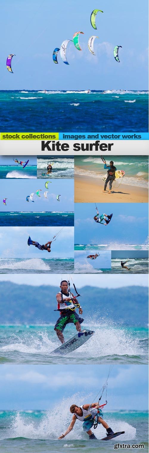 Kite surfer, 10 x UHQ JPEG