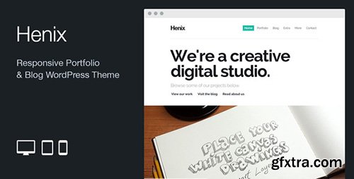 ThemeForest - Henix v1.0.1 - Responsive Portfolio & Blog WordPress Theme