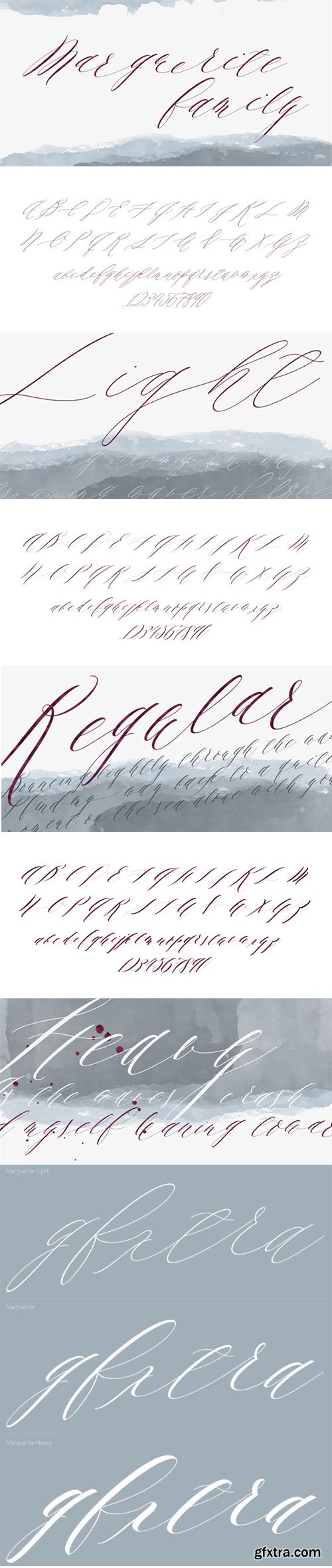 Marguerite - Calligraphy Style New Type 3xOTF $80