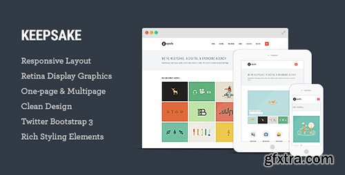 ThemeForest - Keepsake - Multipurpose Single/Multi-page Template - RIP