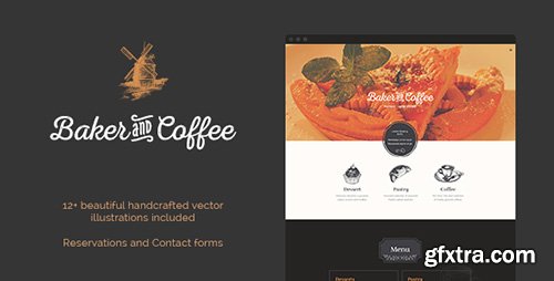 ThemeForest - Baker & Coffee HTML Template - RIP