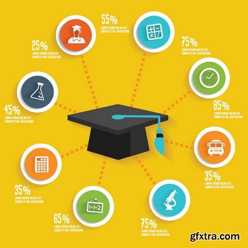 Stock Vectors - Education 2, 25xEPS