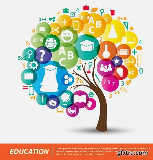 Stock Vectors - Education 2, 25xEPS